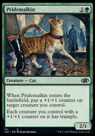 (711) Magic The Gathering Jumpstart 2022 Single: Pridemalkin  Common