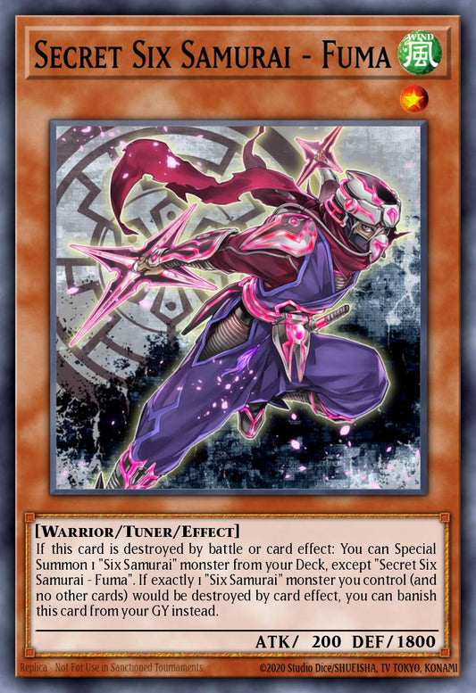 (070) YuGiOh TCG DUOV: Duel Overload Single: Secret Six Samurai - Fuma  Ultra Rare