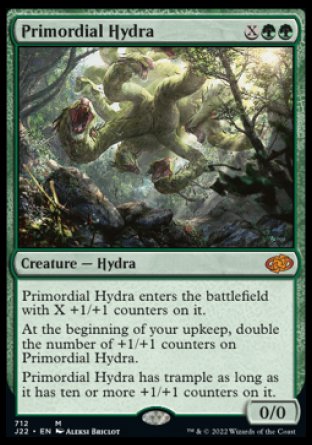 (712) Magic The Gathering Jumpstart 2022 Single: Primordial Hydra  Mythic