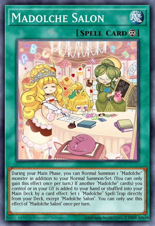 (069) YuGiOh TCG RA03: Quarter Century Bonanza Single: Madolche Salon (V.2 - Ultra Rare)  Ultra Rare