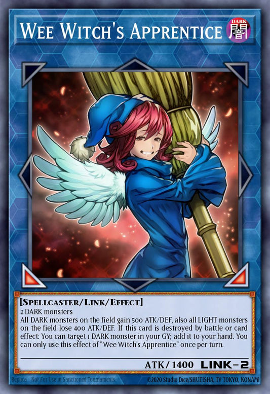 (111) YuGiOh TCG MP19: 2019 Gold Sarcophagus Tin Mega Pack Single: Wee Witch's Apprentice  Rare
