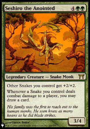 (241) Magic The Gathering The List Single: Seshiro the Anointed  Rare