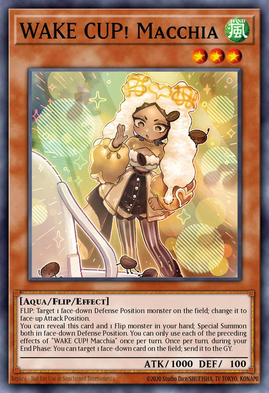(032) YuGiOh TCG DOOD: Doom of Dimensions Single: WAKE CUP! Macchia  Common