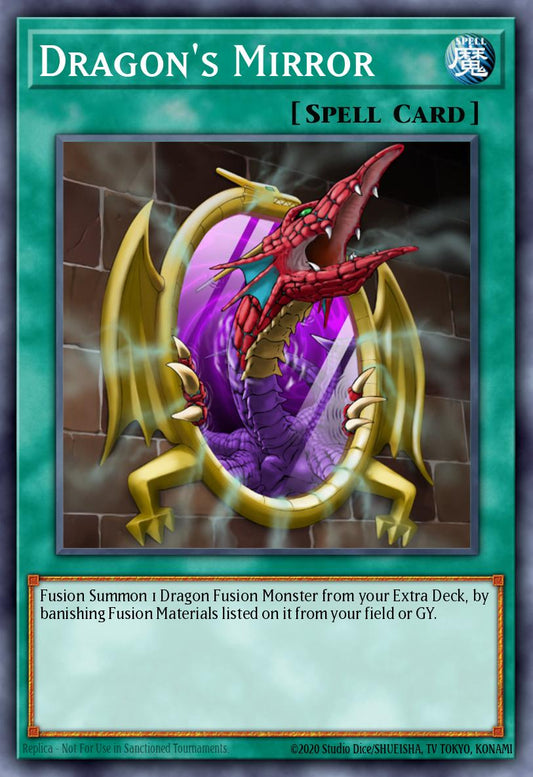 (142) YuGiOh TCG MAGO: Maximum Gold Single: Dragon's Mirror  Rare