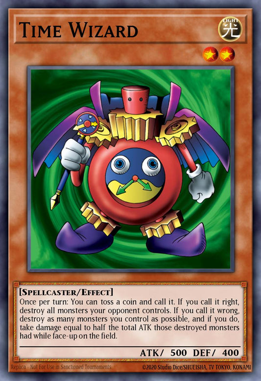(038) YuGiOh TCG DB2: Dark Beginning 2 Single: Time Wizard  Super Rare