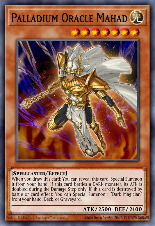 (266) YuGiOh TCG RA03: Quarter Century Bonanza Single: Palladium Oracle Mahad (V.1 - Platinum Secret Rare)  Platinum Secret Rare
