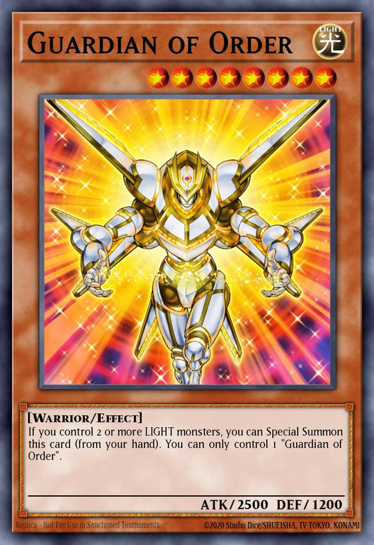 (000) YuGiOh TCG LODT: Light of Destruction Single: Guardian of Order (V.2 - Secret Rare)  Secret Rare