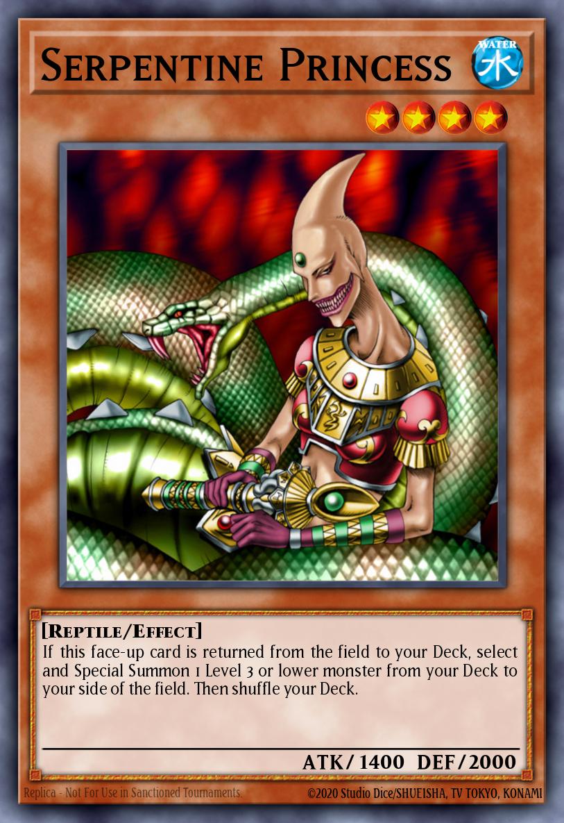 (167) YuGiOh TCG DB2: Dark Beginning 2 Single: Serpentine Princess  Common