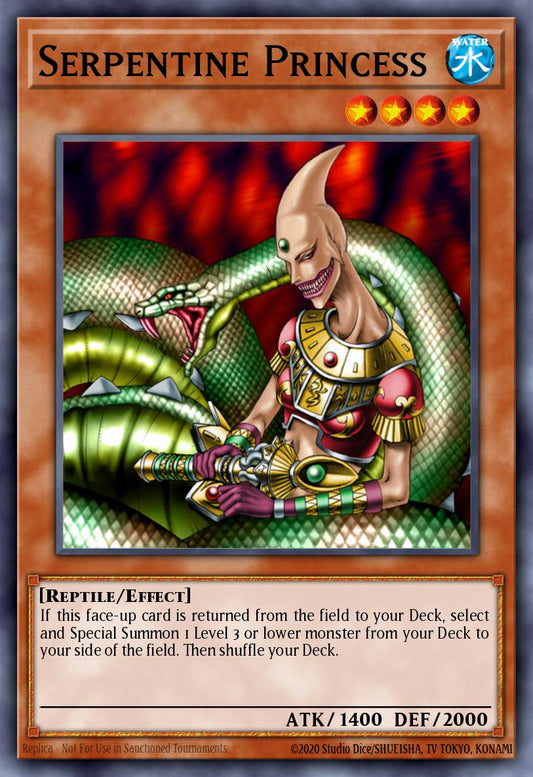(167) YuGiOh TCG DB2: Dark Beginning 2 Single: Serpentine Princess  Common