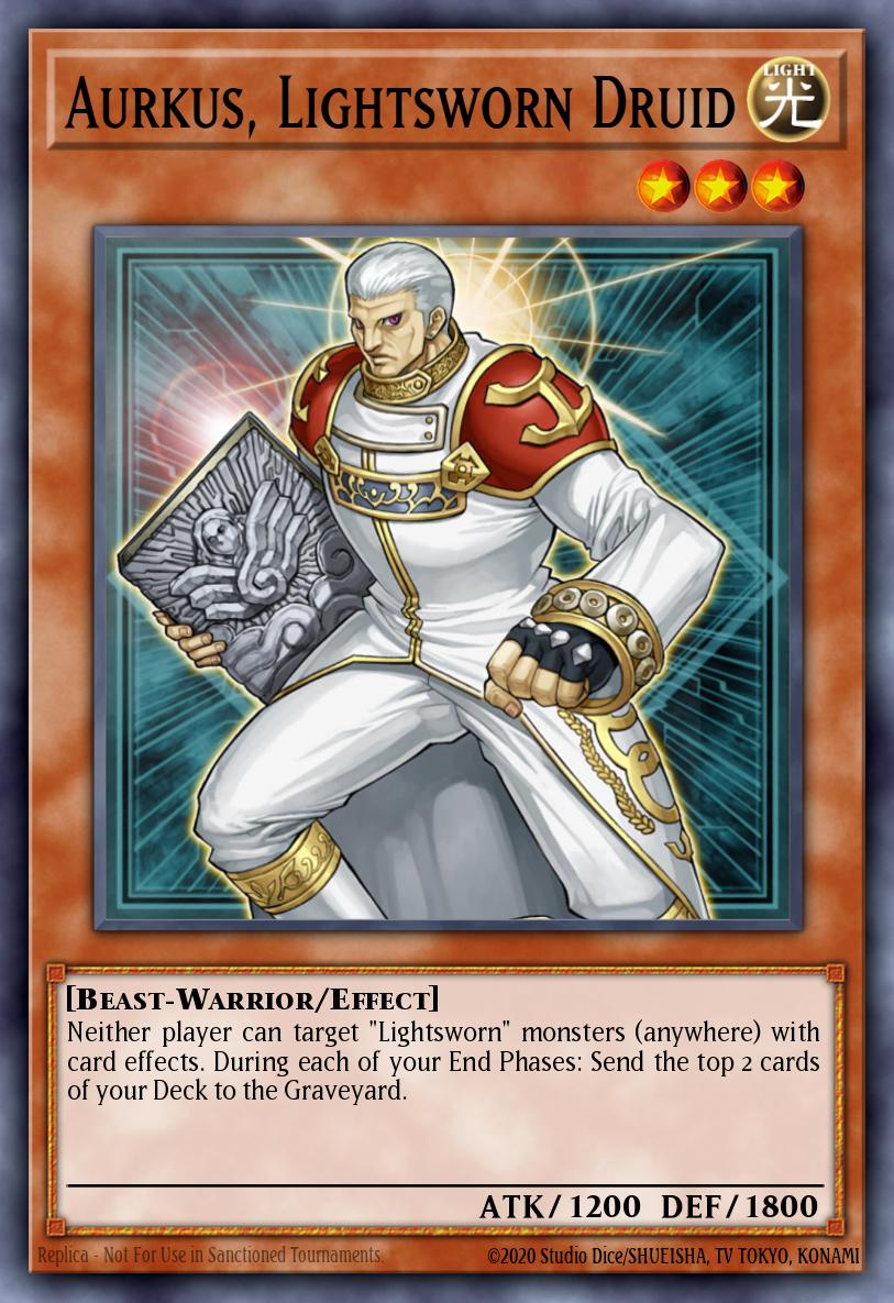 (081) YuGiOh TCG LODT: Light of Destruction Single: Aurkus, Lightsworn Druid (V.2 - Super Rare)  Super Rare
