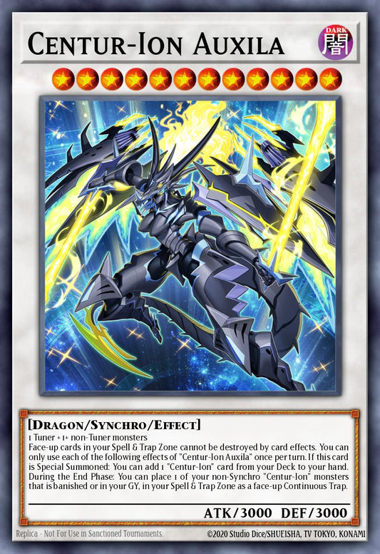 (042) YuGiOh TCG LEDE: Legacy of Destruction Single: Centur-Ion Auxila (V.1 - Secret Rare)  Secret Rare