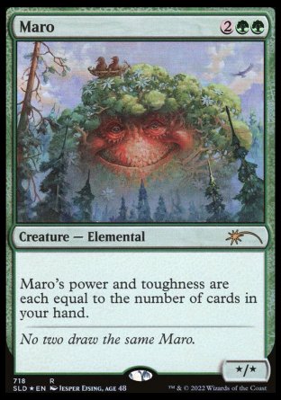 (718) Magic The Gathering Secret Lair Drop Series Single: Maro (V.1) Holo Rare
