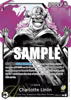 (077) One Piece TCG OP03: Pillars of Strength Single: Charlotte Linlin (OP03-077) (V.2)  Alternate Art