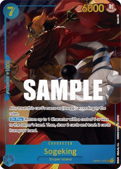 (122) One Piece TCG OP03: Pillars of Strength Single: Sogeking (OP03-122) (V.2)  Alternate Art