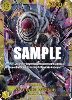 (123) One Piece TCG OP03: Pillars of Strength Single: Charlotte Katakuri (OP03-123) (V.1)  Secret Rare