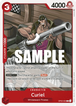 (004) One Piece TCG OP03: Pillars of Strength Single: Curiel (OP03-004)  Common