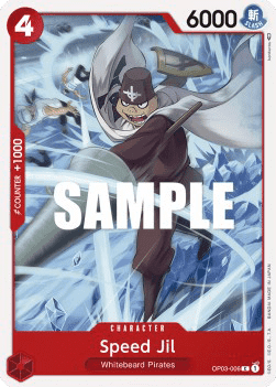 (006) One Piece TCG OP03: Pillars of Strength Single: Speed Jil (OP03-006)  Common