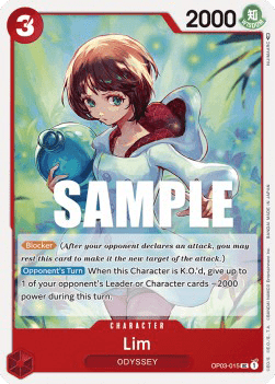 (015) One Piece TCG OP03: Pillars of Strength Single: Lim (OP03-015)  Uncommon