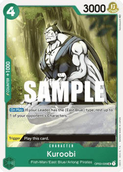 (026) One Piece TCG OP03: Pillars of Strength Single: Kuroobi (OP03-026)  Uncommon