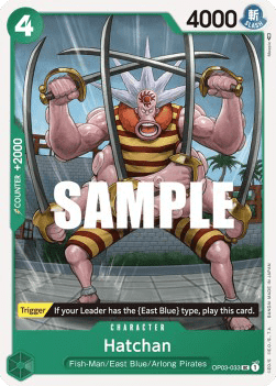 (033) One Piece TCG OP03: Pillars of Strength Single: Hatchan (OP03-033)  Uncommon