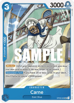 (045) One Piece TCG OP03: Pillars of Strength Single: Carne (OP03-045)  Uncommon