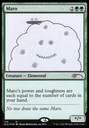 (719) Magic The Gathering Secret Lair Drop Series Single: Maro (V.2)  Rare