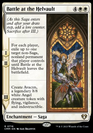 (719) Magic The Gathering Commander Masters: Extras Single: Battle at the Helvault  Rare