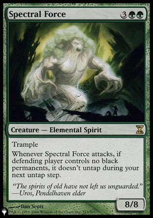 (217) Magic The Gathering The List Single: Spectral Force  Rare