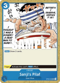 (056) One Piece TCG OP03: Pillars of Strength Single: Sanji's Pilaf (OP03-056)  Uncommon