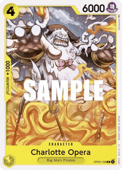 (106) One Piece TCG OP03: Pillars of Strength Single: Charlotte Opera (OP03-106)  Common