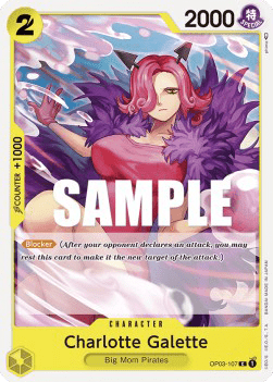 (107) One Piece TCG OP03: Pillars of Strength Single: Charlotte Galette (OP03-107)  Common