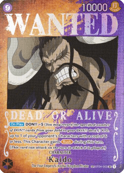 (ST04-003) One Piece TCG OP03: Pillars of Strength Single: Kaido (ST04-003)  Special Rare