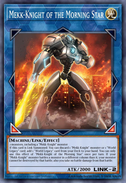 (137) YuGiOh TCG MAGO: Maximum Gold Single: Mekk-Knight of the Morning Star  Rare