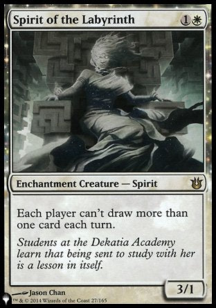 (027) Magic The Gathering The List Single: Spirit of the Labyrinth  Rare
