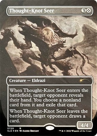 (720) Magic The Gathering Secret Lair Drop Series Single: Thought-Knot Seer  Rare