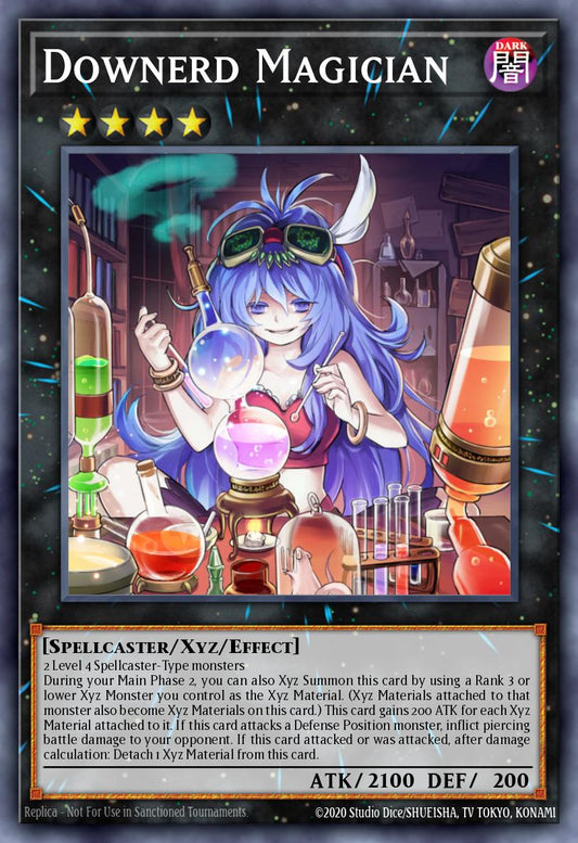 (225) YuGiOh TCG MP14: 2014 Mega-Tins Mega-Pack Single: Downerd Magician  Secret Rare