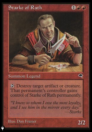 (000) Magic The Gathering The List Single: Starke of Rath  Rare