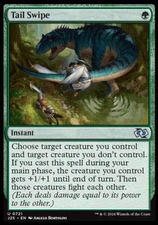 (721) Magic The Gathering Foundations Jumpstart Single: Tail Swipe  Uncommon