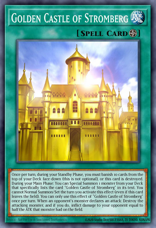 (094) YuGiOh TCG DUOV: Duel Overload Single: Golden Castle of Stromberg  Ultra Rare