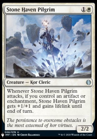 (006) Magic The Gathering The List Single: Stone Haven Pilgrim  Uncommon