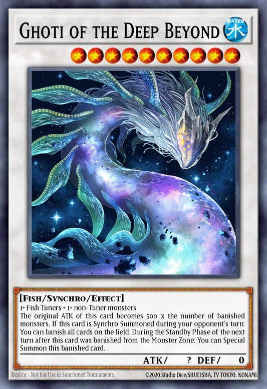 (060) YuGiOh TCG RA04: Quarter Century Stampede Single: Ghoti of the Deep Beyond (V.3 - Secret Rare)  Secret Rare
