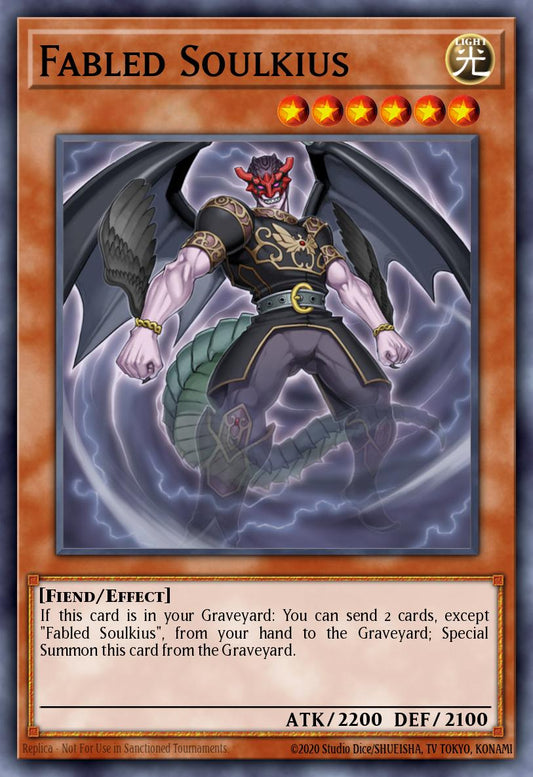 (131) YuGiOh TCG HAC1: Hidden Arsenal: Chapter 1 Single: Fabled Soulkius (V.2 - Parallel Rare)  Parallel Rare