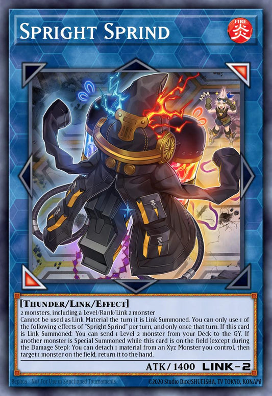 (095) YuGiOh TCG BLTR: Battles of Legend: Terminal Revenge Single: Spright Sprind (V.1 - Ultra Rare)  Ultra Rare