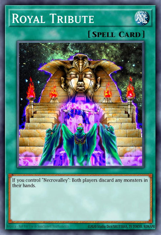 (195) YuGiOh TCG LCYW: Legendary Collection 3: Mega Pack Single: Royal Tribute  Ultra Rare