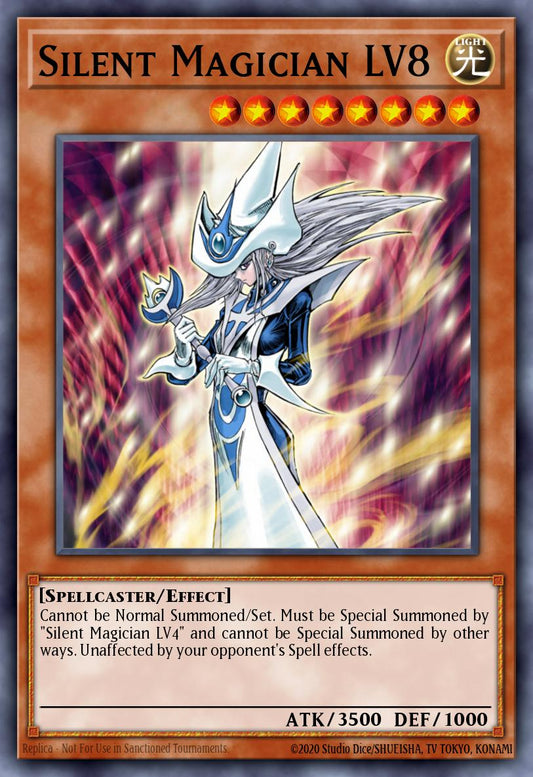 (000) YuGiOh TCG MZTM: Maze of the Master Single: Silent Magician LV8  Quarter Century Secret Rare