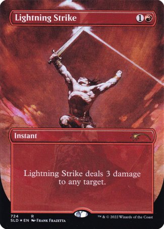 (724) Magic The Gathering Secret Lair Drop Series Single: Lightning Strike  Rare