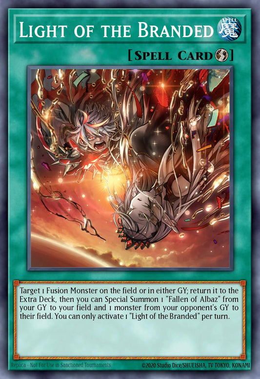 (178) YuGiOh TCG MP24: 25th Anniversary Tin: Dueling Mirrors Single: Light of the Branded  Ultra Rare