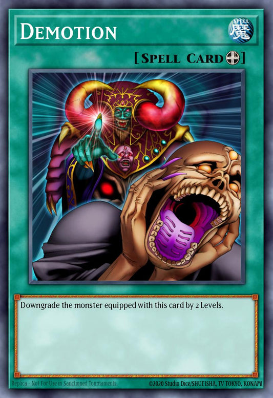 (029) YuGiOh TCG MFC: Magician's Force Single: Demotion  Common