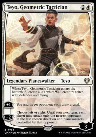 (725) Magic The Gathering Commander Masters: Extras Single: Teyo, Geometric Tactician  Rare