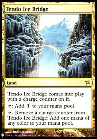 (165) Magic The Gathering The List Single: Tendo Ice Bridge  Rare